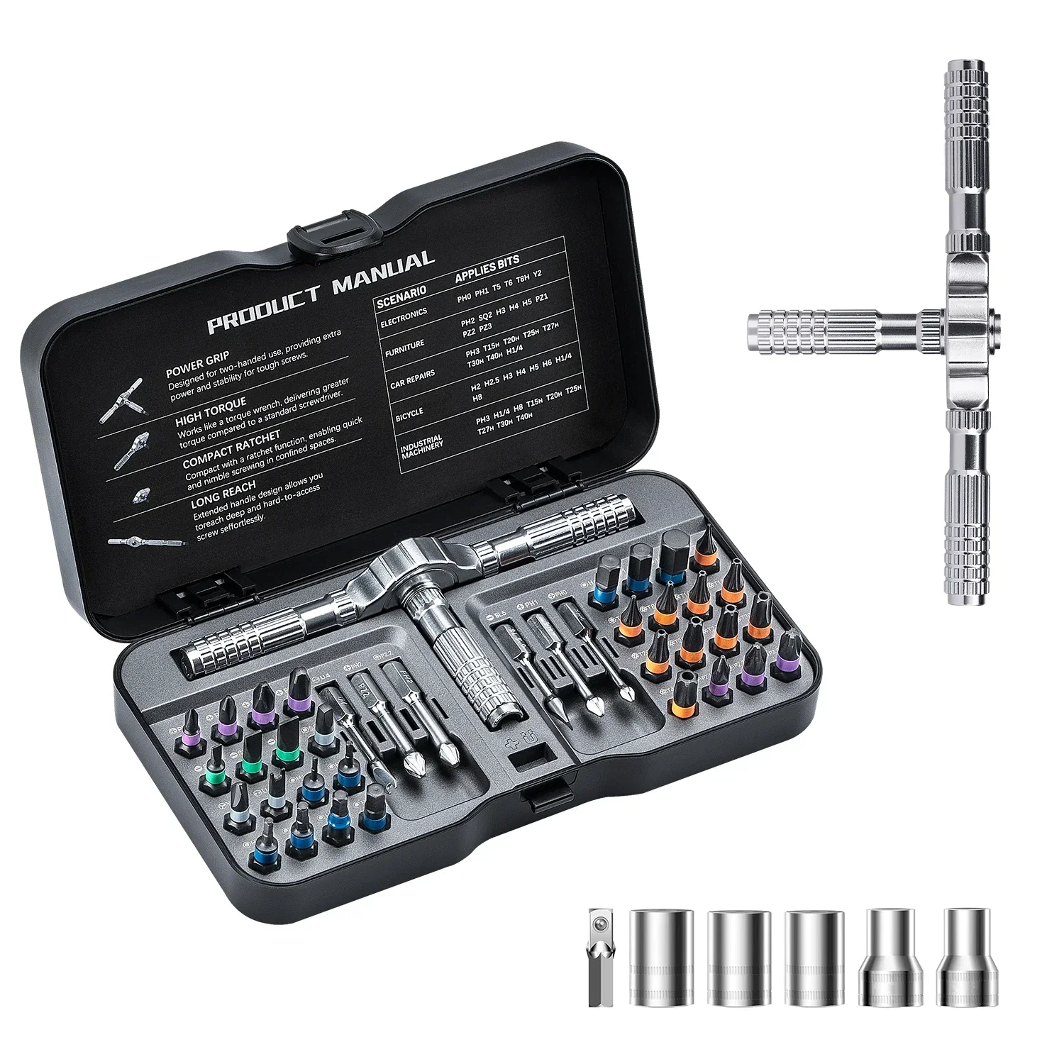 Screwdriver Bit Set Magnetic Design Multi Bit Repair Kit For DIY Projects Fall 2025 Gift Idea - Image 10