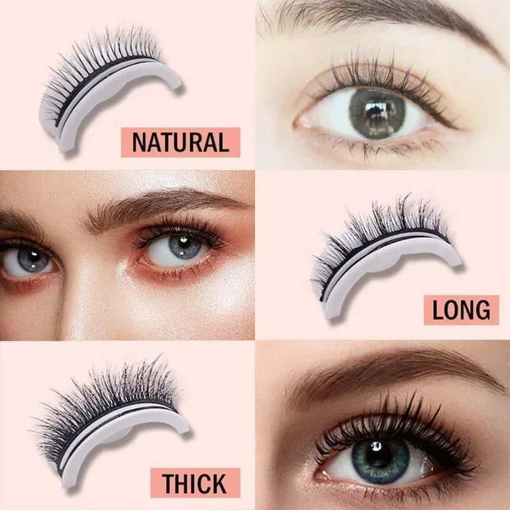 Self Adhesive Reusable Eyelashes Natural Look Fall 2025 - Image 8