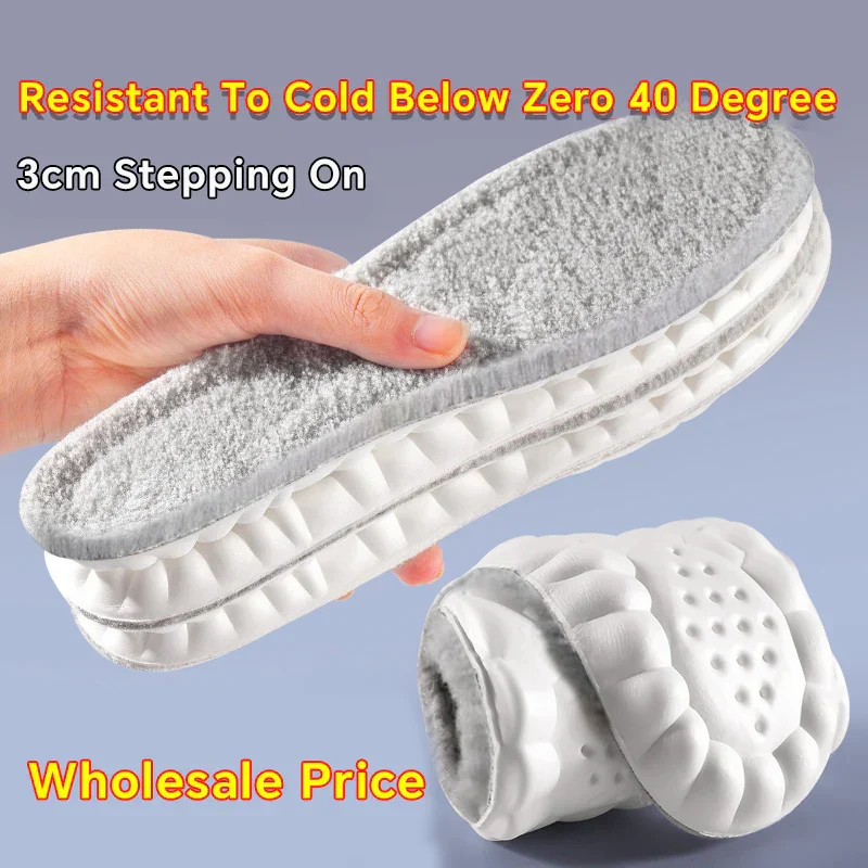 Self Heated Insoles Real Cashmere 4D Cloud Thermal Winter 2025 Arch Support Anti Odor - Image 4