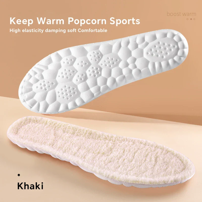 Self Heated Insoles Real Cashmere 4D Cloud Thermal Winter 2025 Arch Support Anti Odor - Image 8