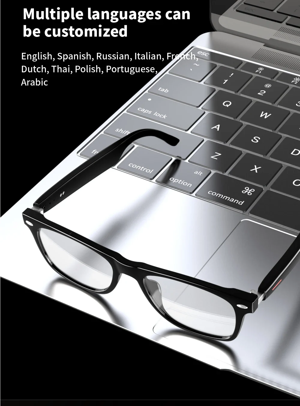 Smart Glasses Blue Light Polarized Audio Sunglasses - Image 13