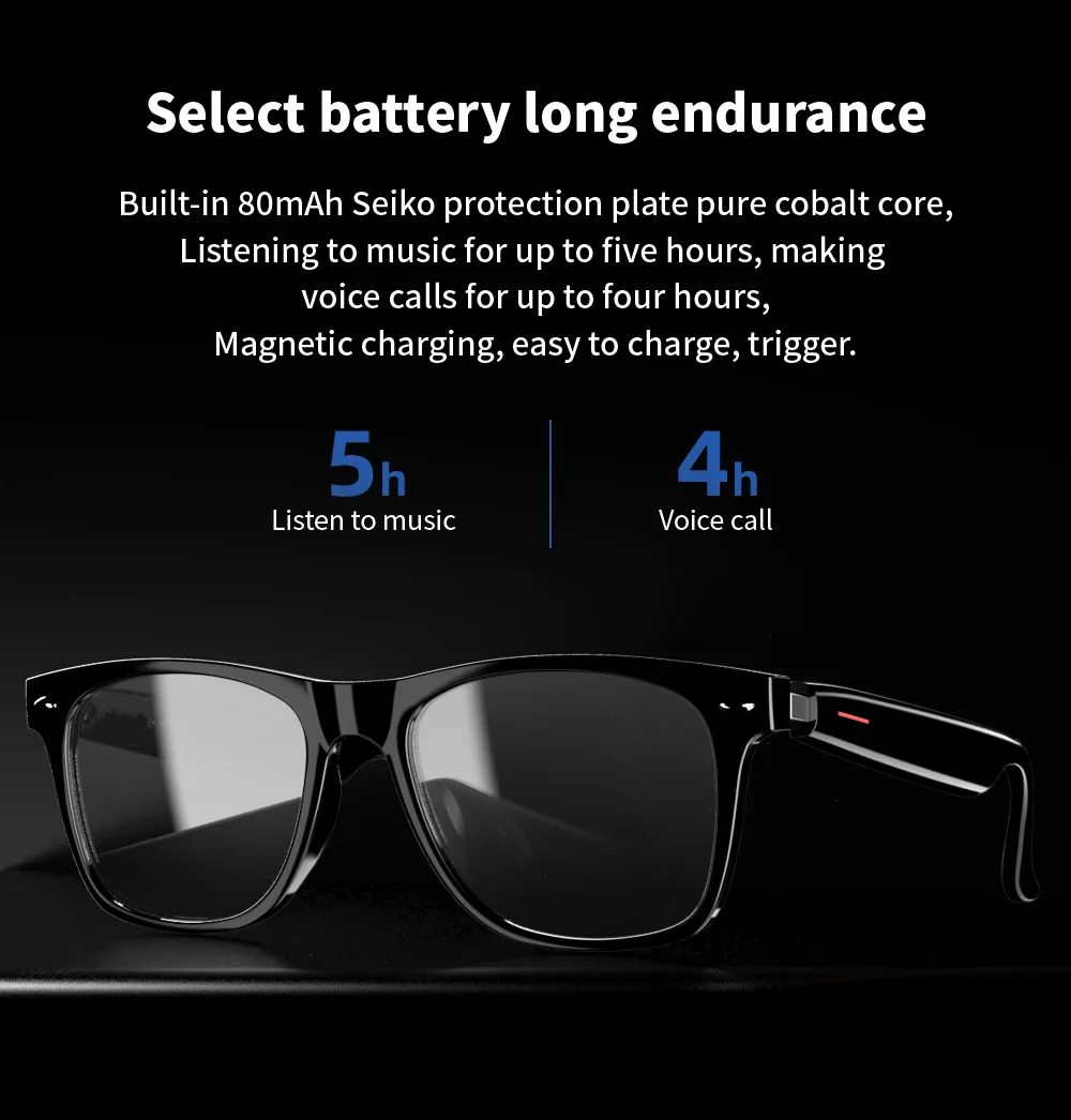 Smart Glasses Blue Light Polarized Audio Sunglasses - Image 24
