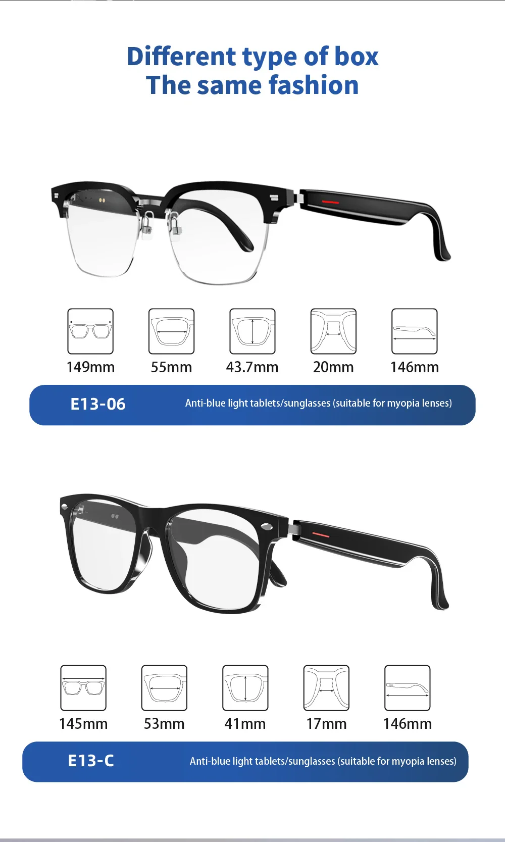 Smart Glasses Blue Light Polarized Audio Sunglasses - Image 26