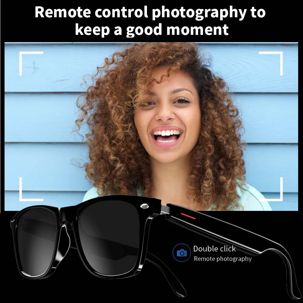 Smart Glasses Blue Light Polarized Audio Sunglasses - Image 3