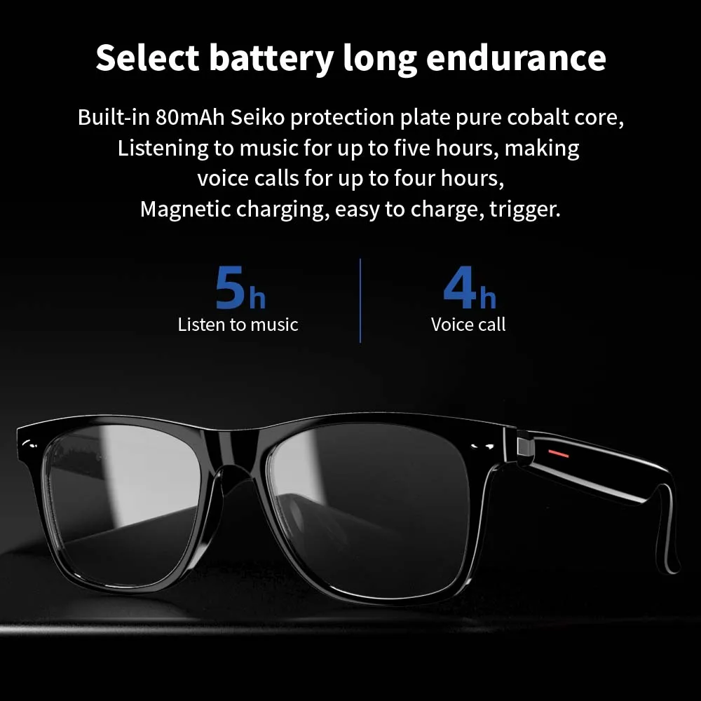 Smart Glasses Blue Light Polarized Audio Sunglasses - Image 6