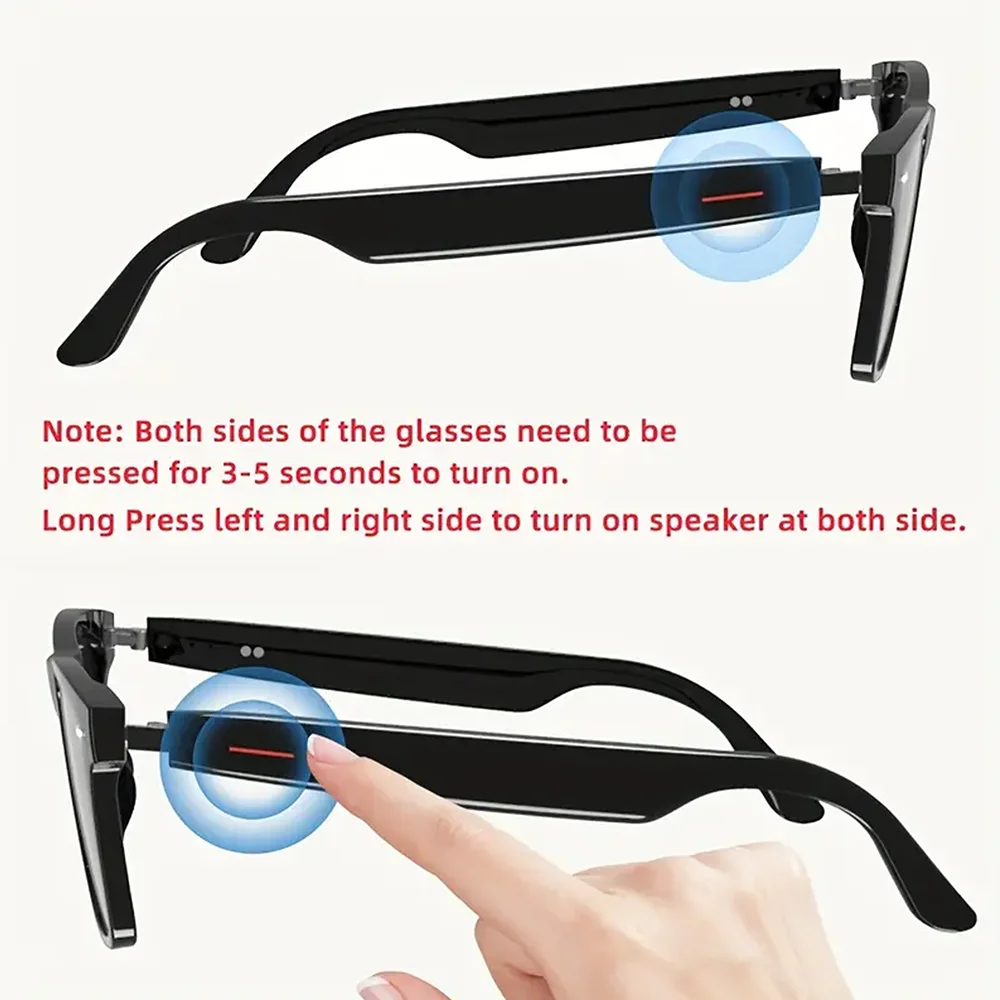 Smart Glasses Blue Light Polarized Audio Sunglasses - Image 7