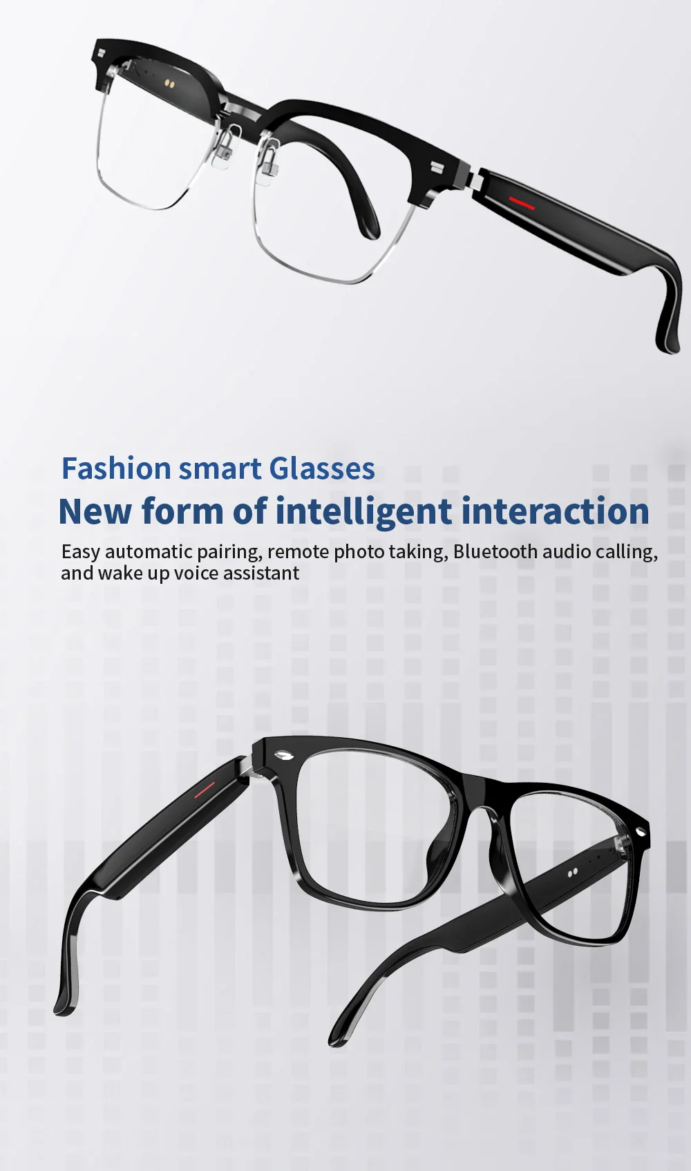 Smart Glasses Blue Light Polarized Audio Sunglasses - Image 8