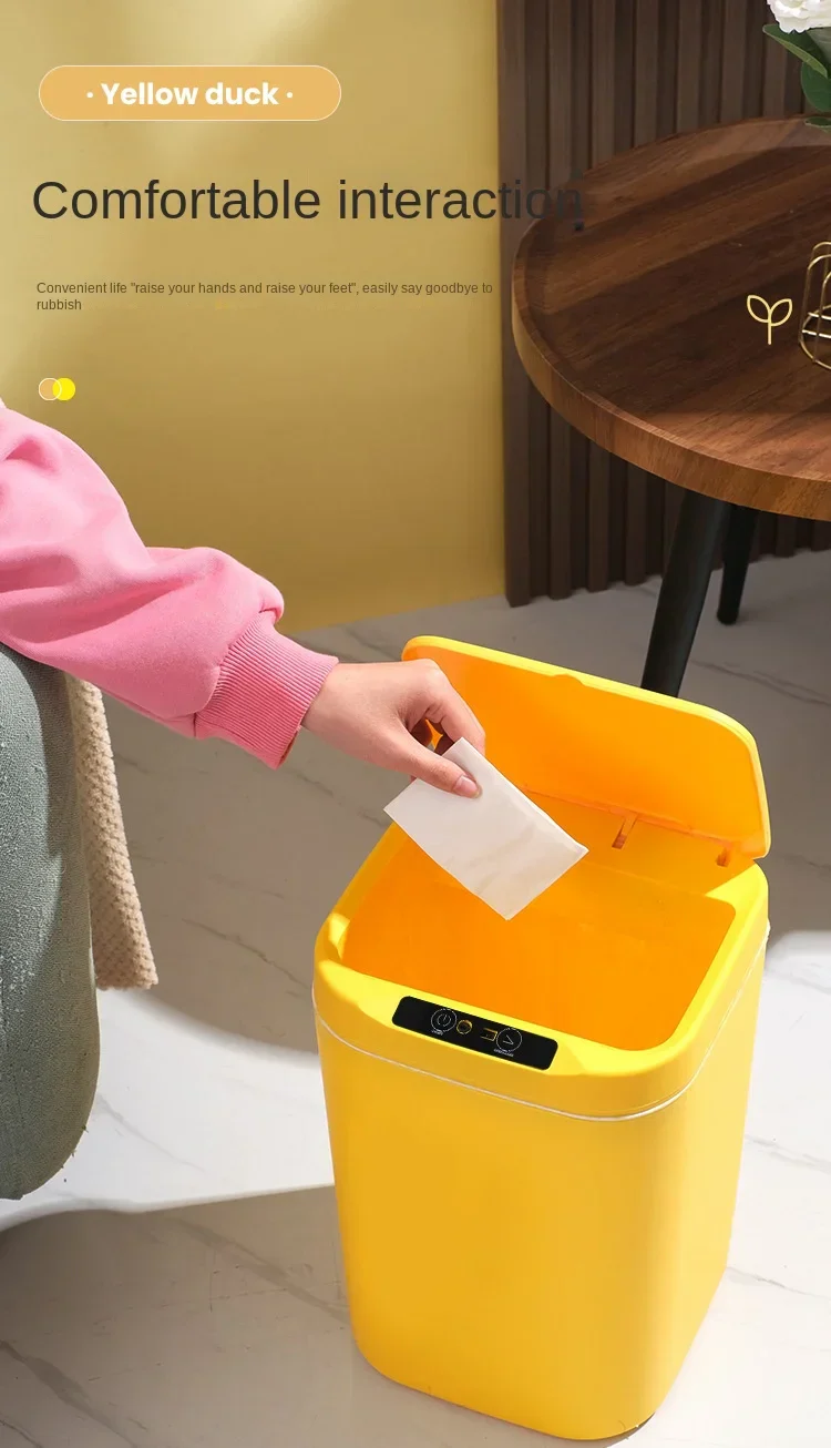Sensor Trash Can Automatic Waste Bin Home 2025 Hands Free - Image 11