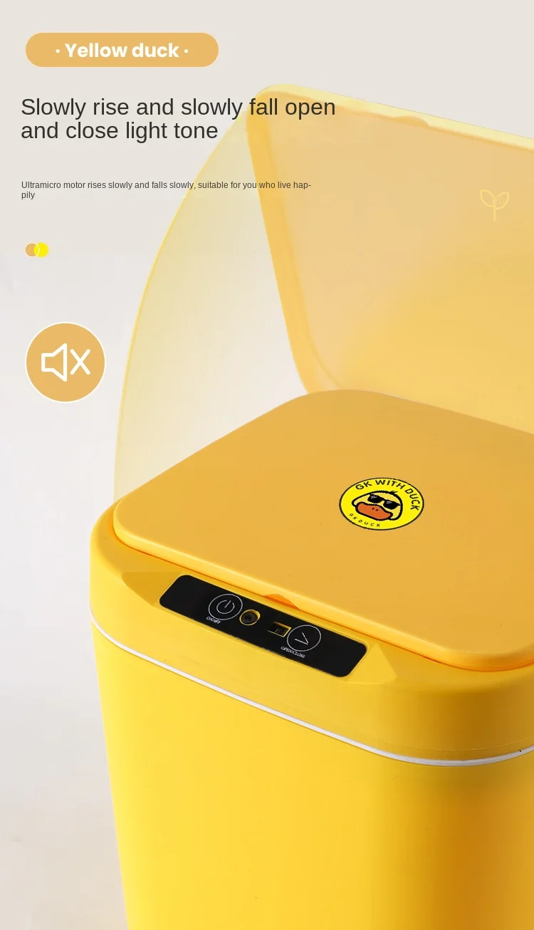 Sensor Trash Can Automatic Waste Bin Home 2025 Hands Free - Image 15