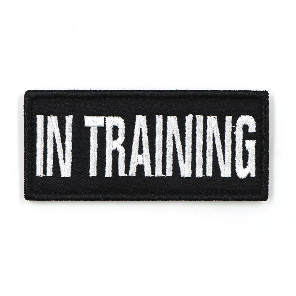 Service Dog Patch Black Harness Label Hook And Loop Fasteners Fall 2025 Easy On Off For Quick Identification - Image 2