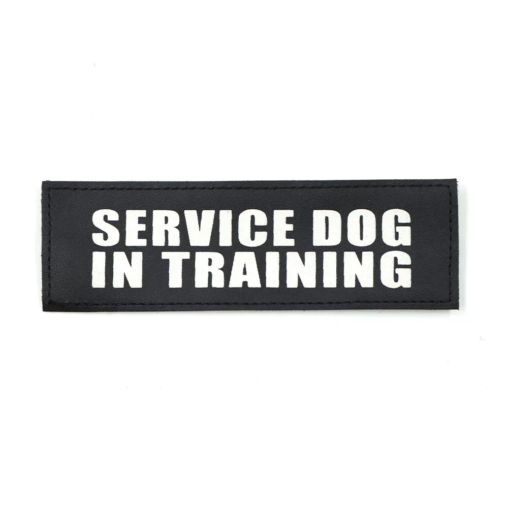 Service Dog Patch Black Harness Label Hook And Loop Fasteners Fall 2025 Easy On Off For Quick Identification - Image 3