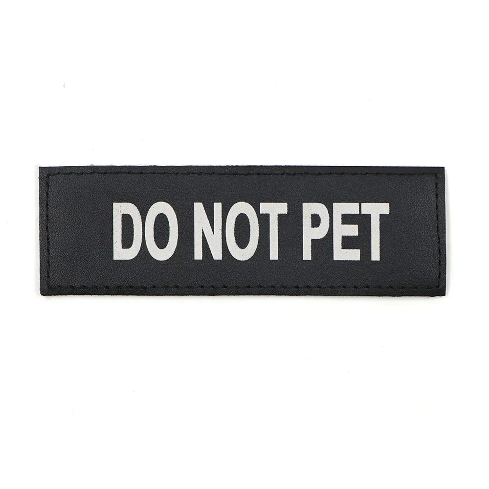 Service Dog Patch Black Harness Label Hook And Loop Fasteners Fall 2025 Easy On Off For Quick Identification - Image 6
