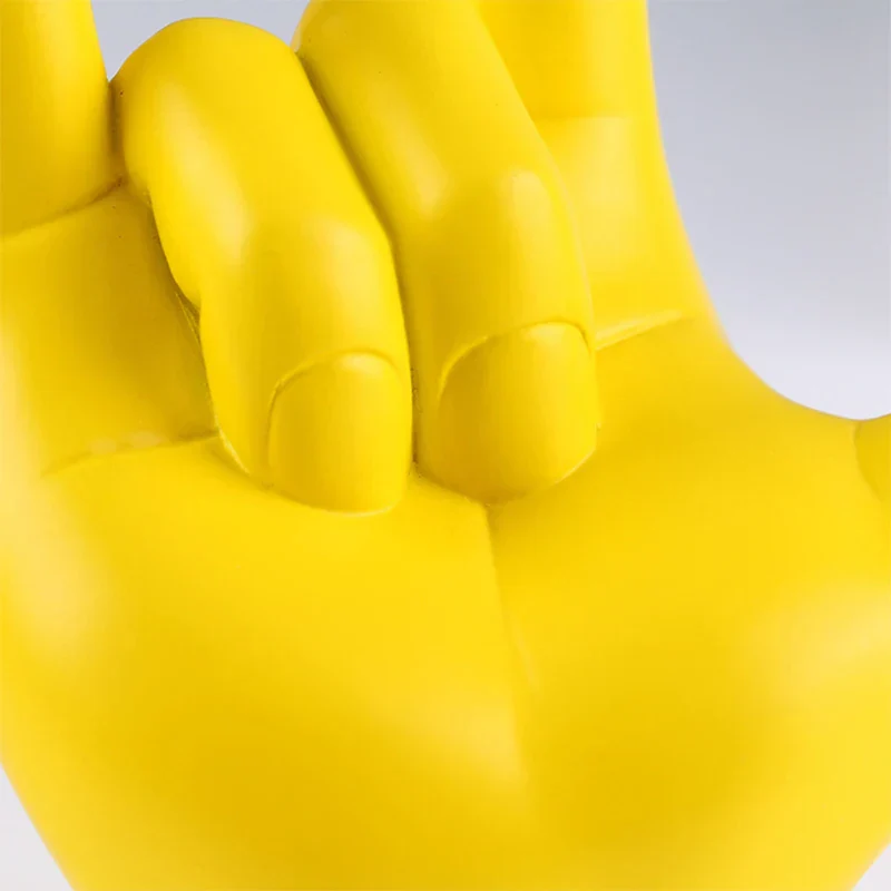 Sign Language Hand Statue 19.5cm Resin Figurine Home Decor Fall 2025 Meaningful Gift Desk Accent - Image 5
