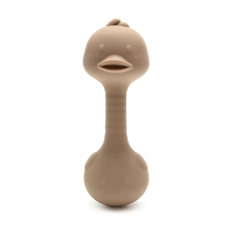 Silicone Rabbit Teether Rattle Newborn Sensory Toys - Image 16