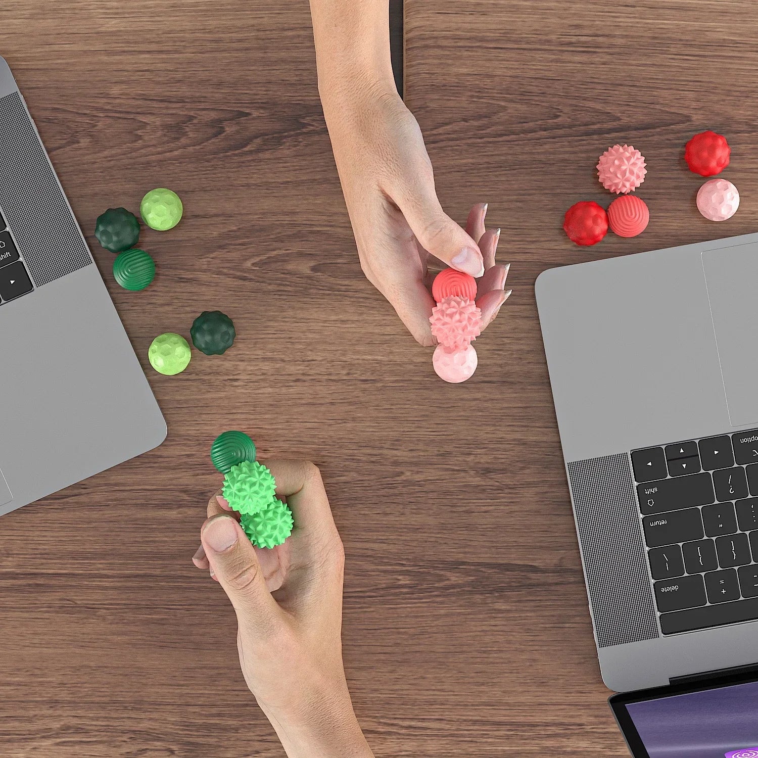 Silicone Magnetic Sensory Balls Fidget Toy Stress Relief - Image 9