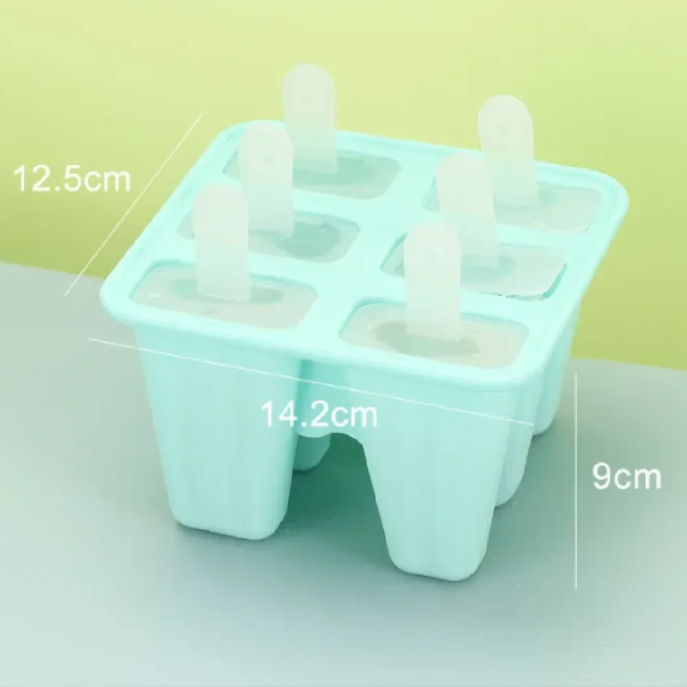 Silicone Popsicle Molds Set of 10, BPA Free Easy Release Ice Pop Maker, Reusable and Dishwasher Safe - Image 7