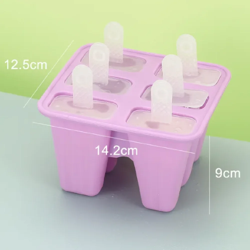 Silicone Popsicle Molds Set of 10, BPA Free Easy Release Ice Pop Maker, Reusable and Dishwasher Safe - Image 9