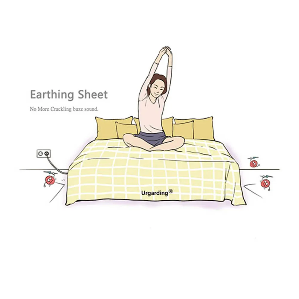 Grounding Earthing Bed Sheet With 4m Conductive Cable - Image 14