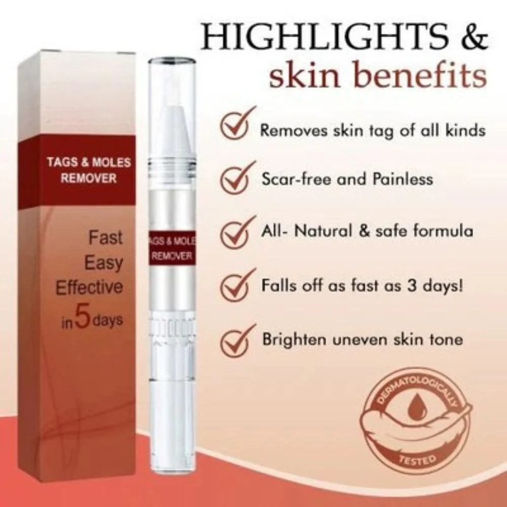 Skin Tag Mole Remover Pen With Tea Tree Oil Fast Home - Image 6