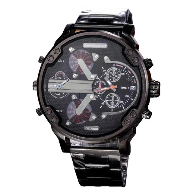 Sleek men's chronograph watch – sophisticated design, stainless steel, for business occasions - Image 10
