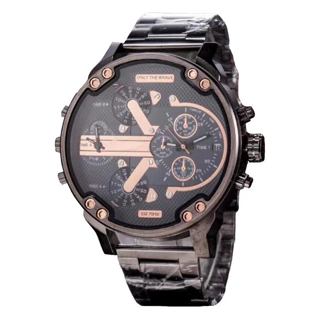 Sleek men's chronograph watch – sophisticated design, stainless steel, for business occasions - Image 9