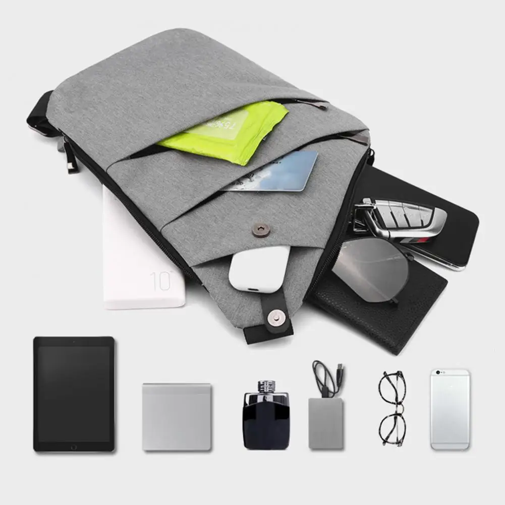 Sleek Unisex Anti-Theft Large Capacity Crossbody Sling Bag for Everyday Adventures - Image 3
