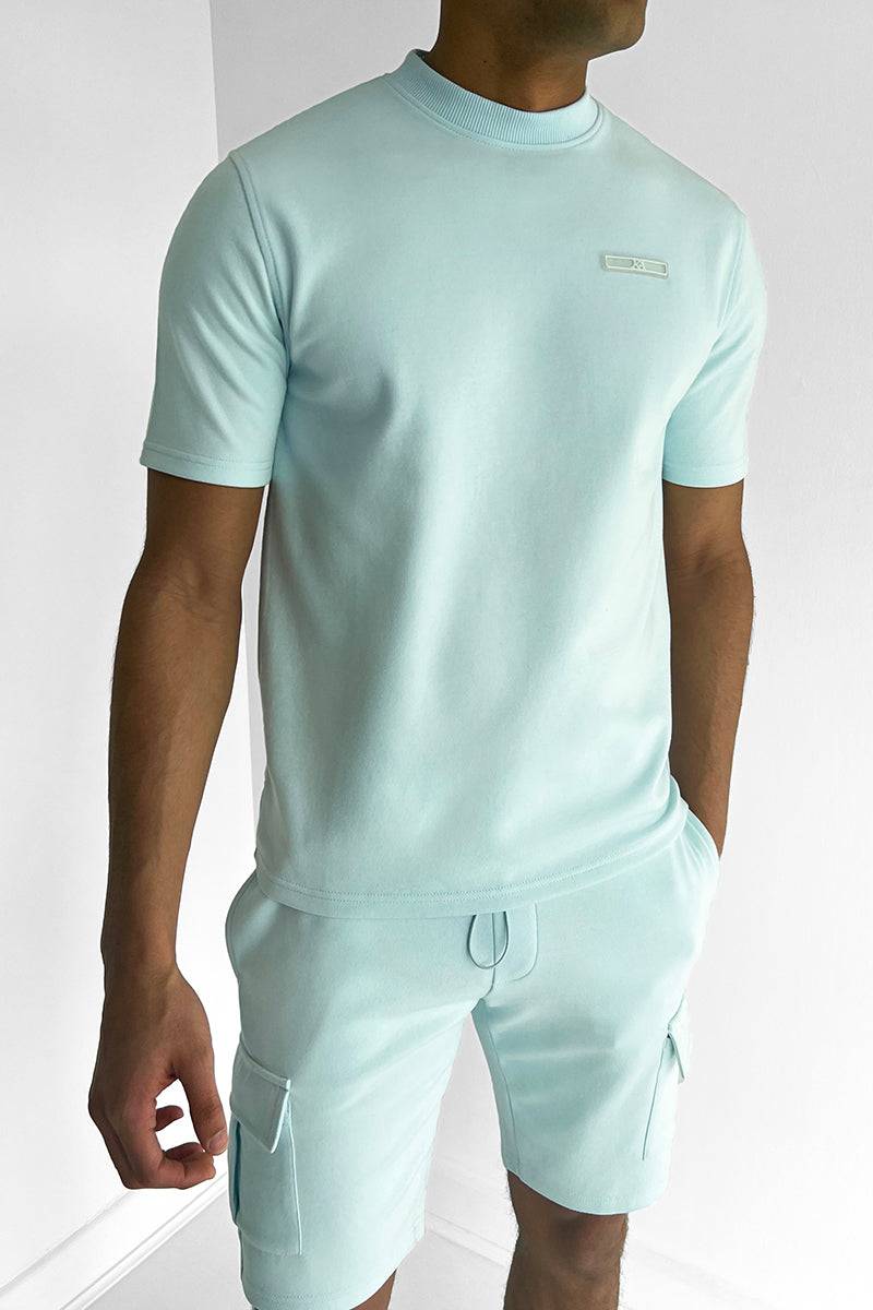 Slim Fit Leisure Set for Men with Cargo Shorts, Premium 100% Cotton Fabric, Tailored Design, Comfortable Everyday Wear - Image 11
