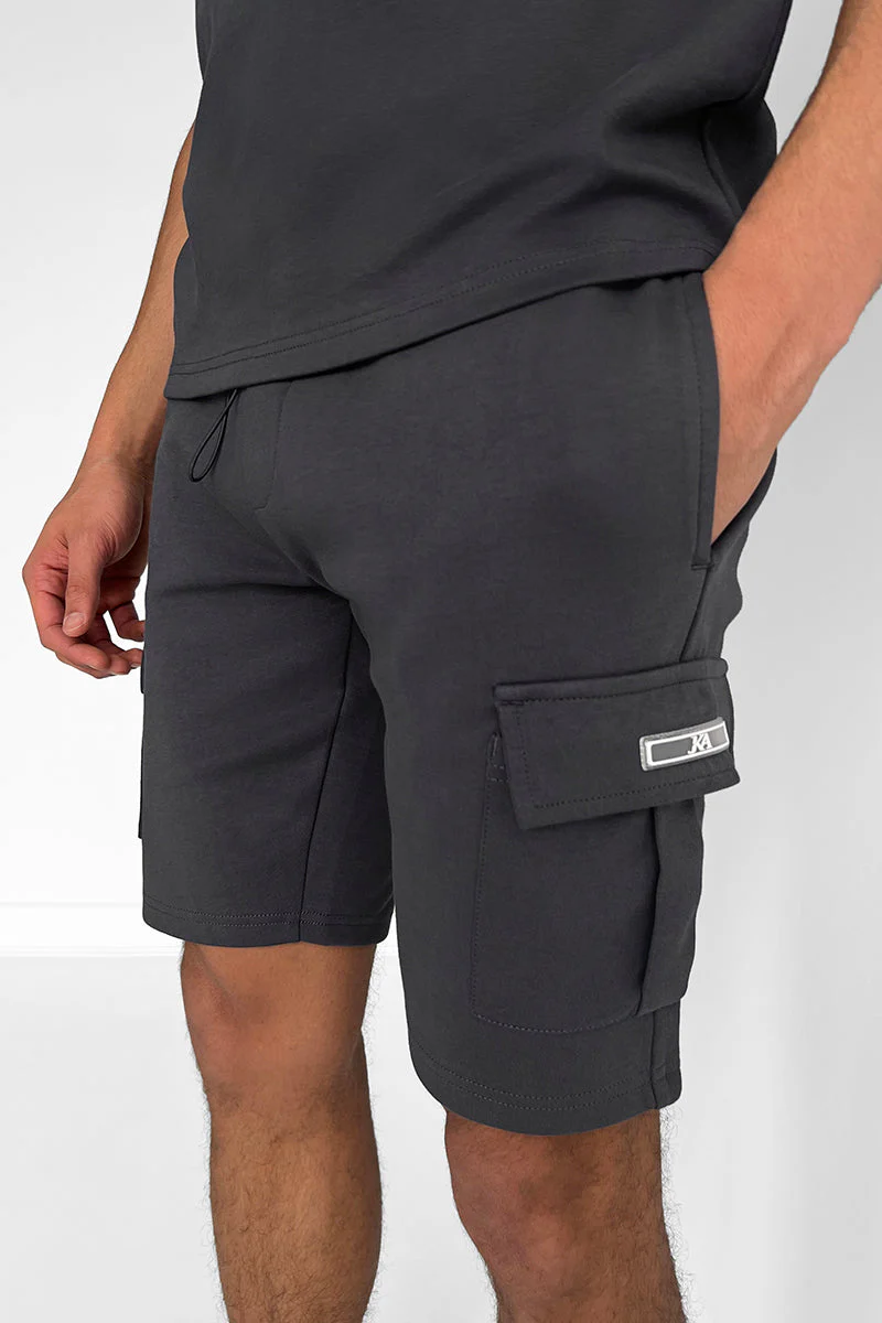 Slim Fit Leisure Set for Men with Cargo Shorts, Premium 100% Cotton Fabric, Tailored Design, Comfortable Everyday Wear - Image 5