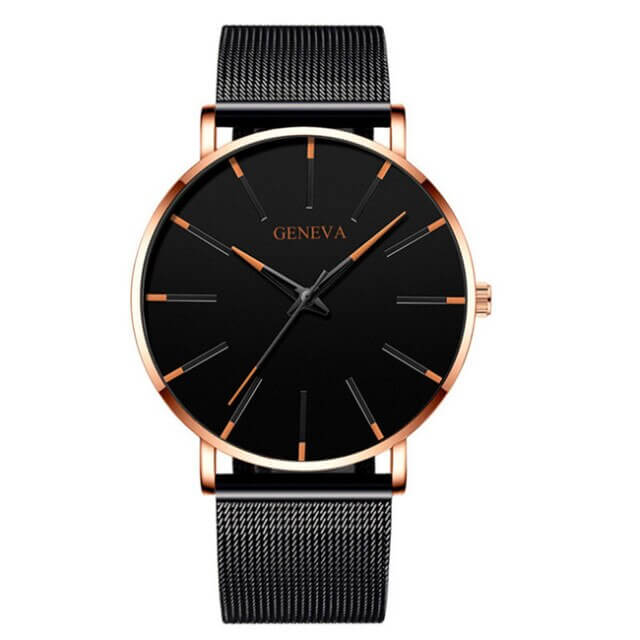 Slim men’s business watch – minimalist design, stainless steel, for everyday and formal occasions - Image 15