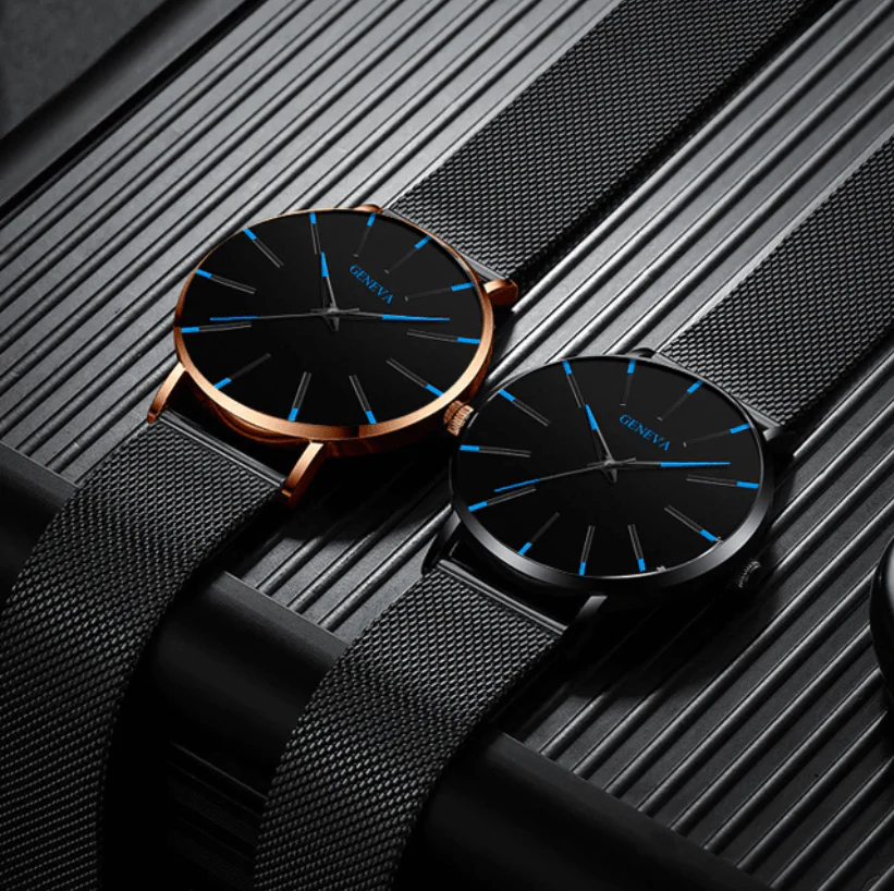 Slim men’s business watch – minimalist design, stainless steel, for everyday and formal occasions - Image 5