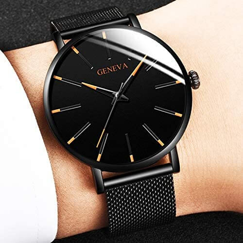 Slim men’s business watch – minimalist design, stainless steel, for everyday and formal occasions - Image 8