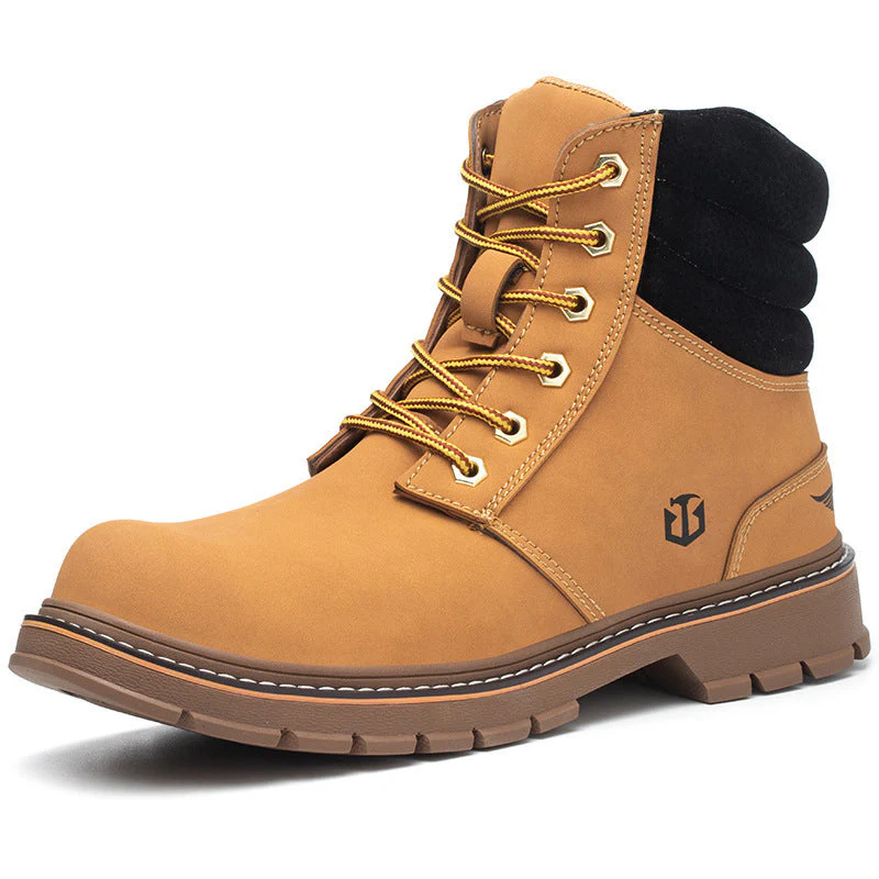Slip-Resistant Men’s Work Boots - High-Top PU Leather Work - Image 5