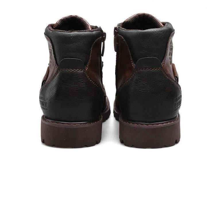 Slip Resistant Men's Work Boots - Low Shaft, PU Upper - Image 3