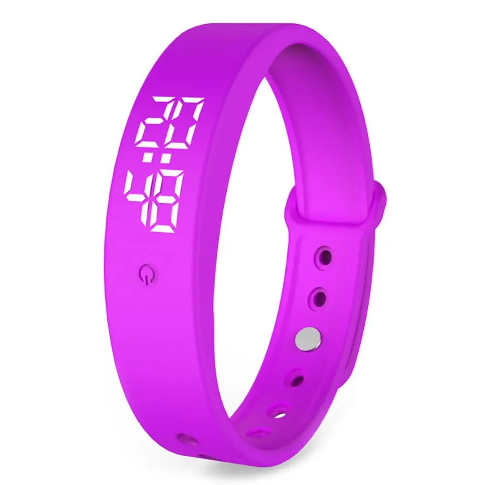 Smart Bracelet Silicone Band Fitness Tracker Waterproof Body Temperature Monitor Vibration Alarm Spring 2026 Trend - Image 8