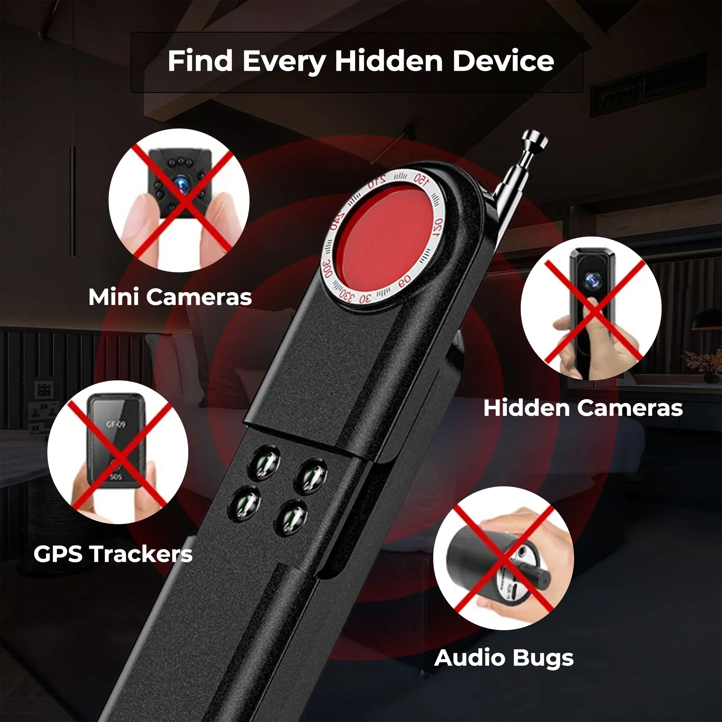 Smart Camera GPS Detector Compact Privacy Protector - Image 3