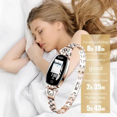 Smart Fitness Bracelet Waterproof Jewelry Fall 2025 HR BP - Image 3