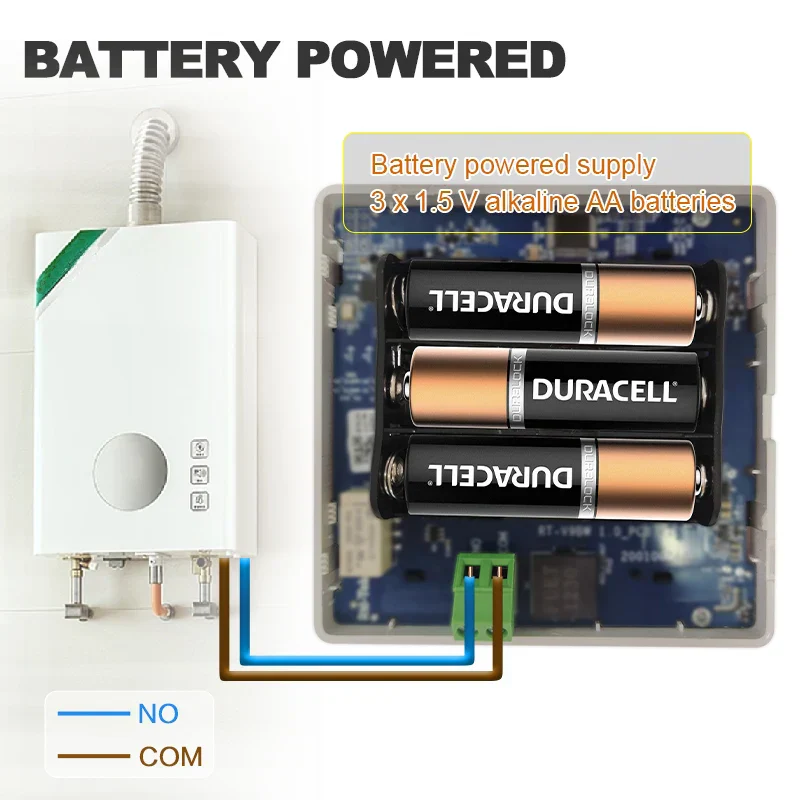 Smart Gas Boiler Thermostat WiFi Enabled Daily Programmable Voice Assistant Compatible Fall 2025 Energy Saver - Image 6