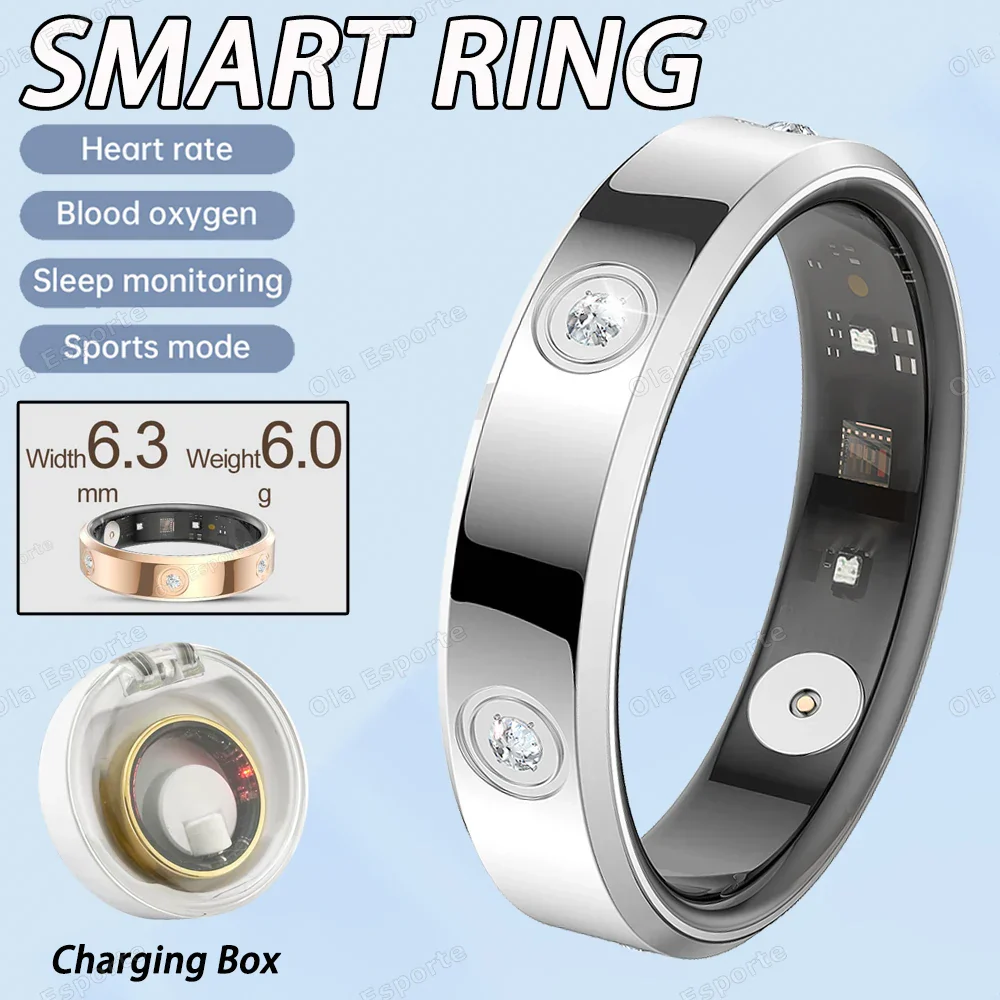 Smart Ring Health Tracker IP68 Waterproof Sleep Heart Rate Oxygen Monitor Fall 2025 Wellness Gift - Image 9