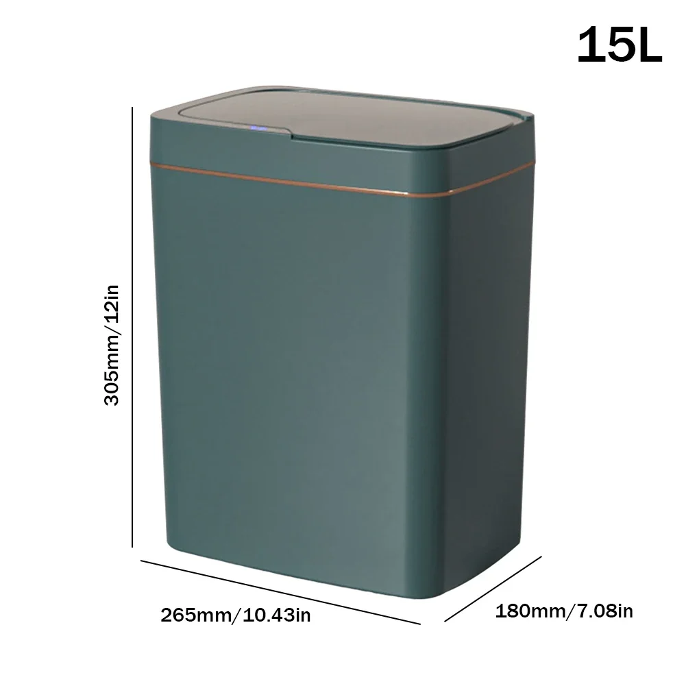 Smart Sensor Trash Can 15L 18L Touchless Quiet Waterproof - Image 25