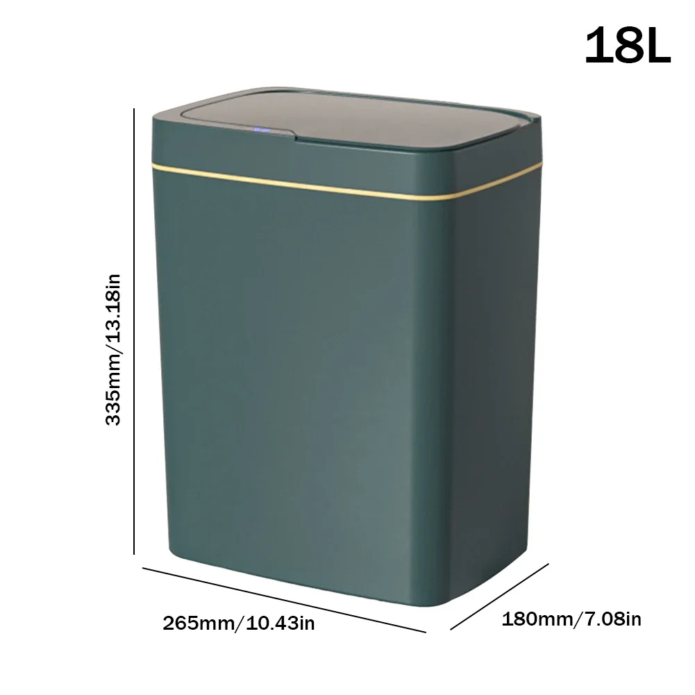 Smart Sensor Trash Can 15L 18L Touchless Quiet Waterproof - Image 26