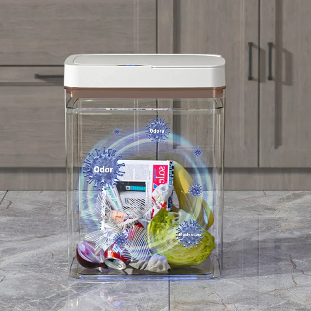 Smart Sensor Trash Can 15L 18L Touchless Quiet Waterproof - Image 6