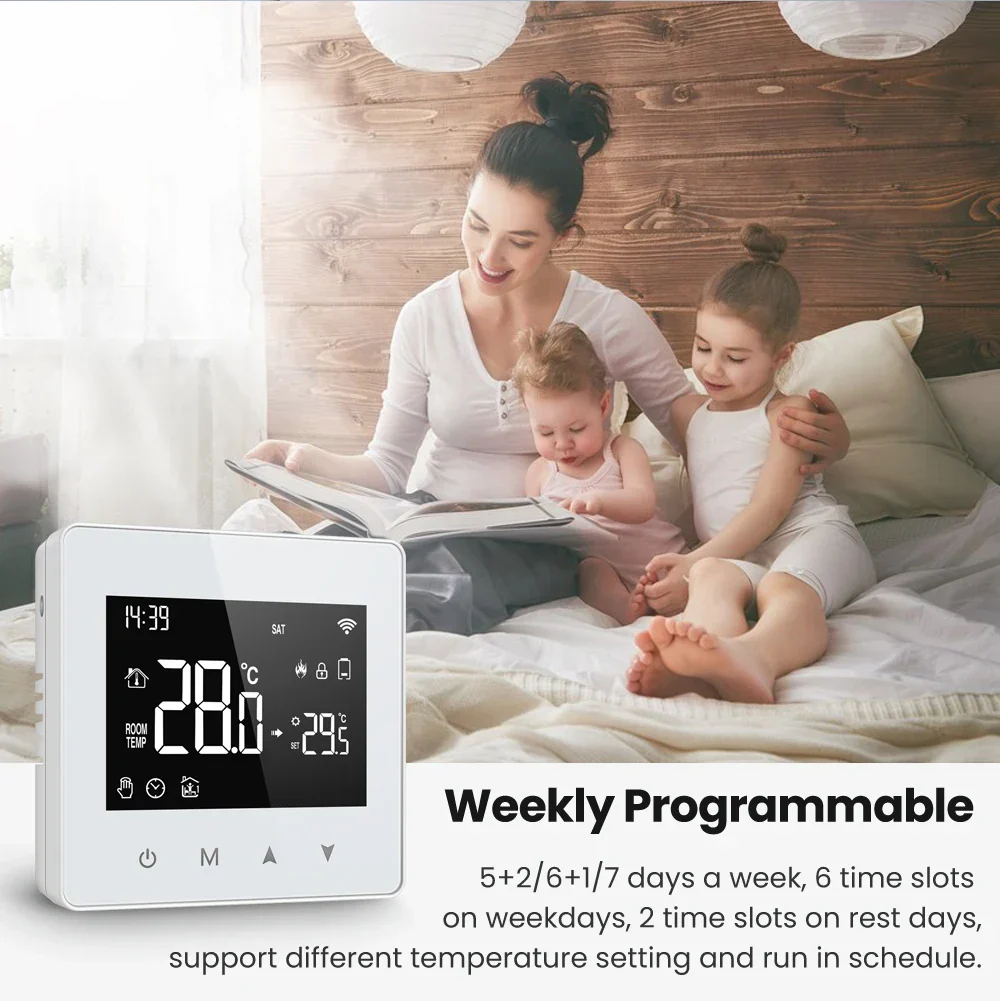 Smart Thermostat Fall 2025 - WiFi ZigBee Boiler Controller, Battery Powered, Alexa Google Home Compatible, Low Power - Image 5