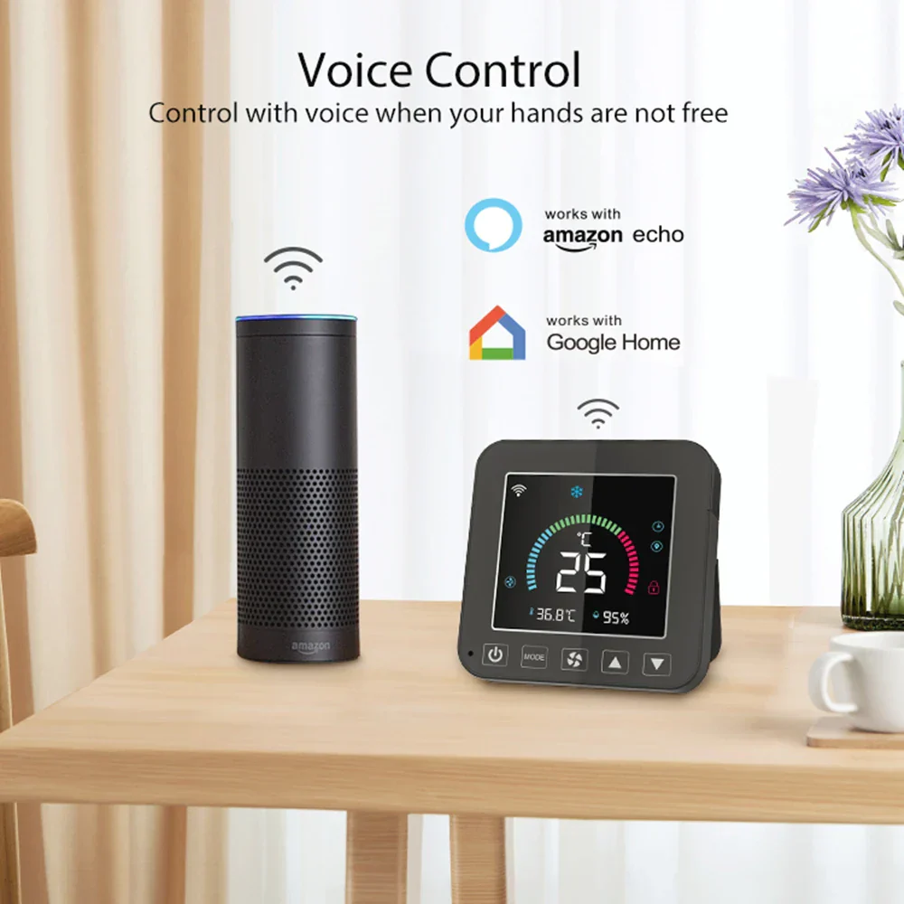 Smart Thermostat WiFi Infrared Controller For Air Conditioner Temperature Humidity Monitor Fall 2025 Home Automation - Image 6
