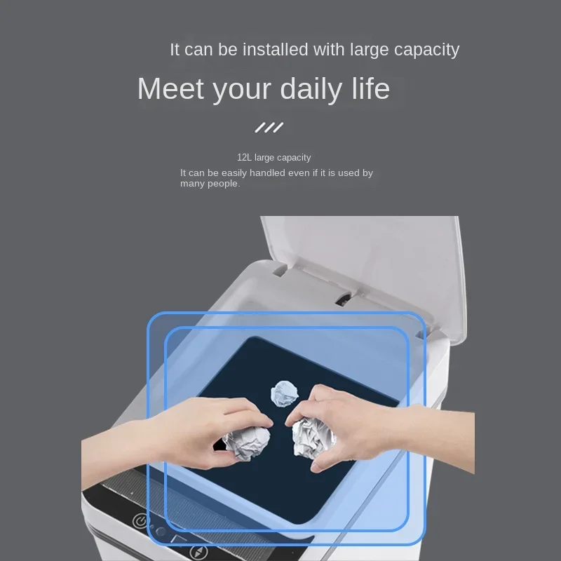 Smart Trash Can Automatic Sensor Bin Touchless Odor Control - Image 2