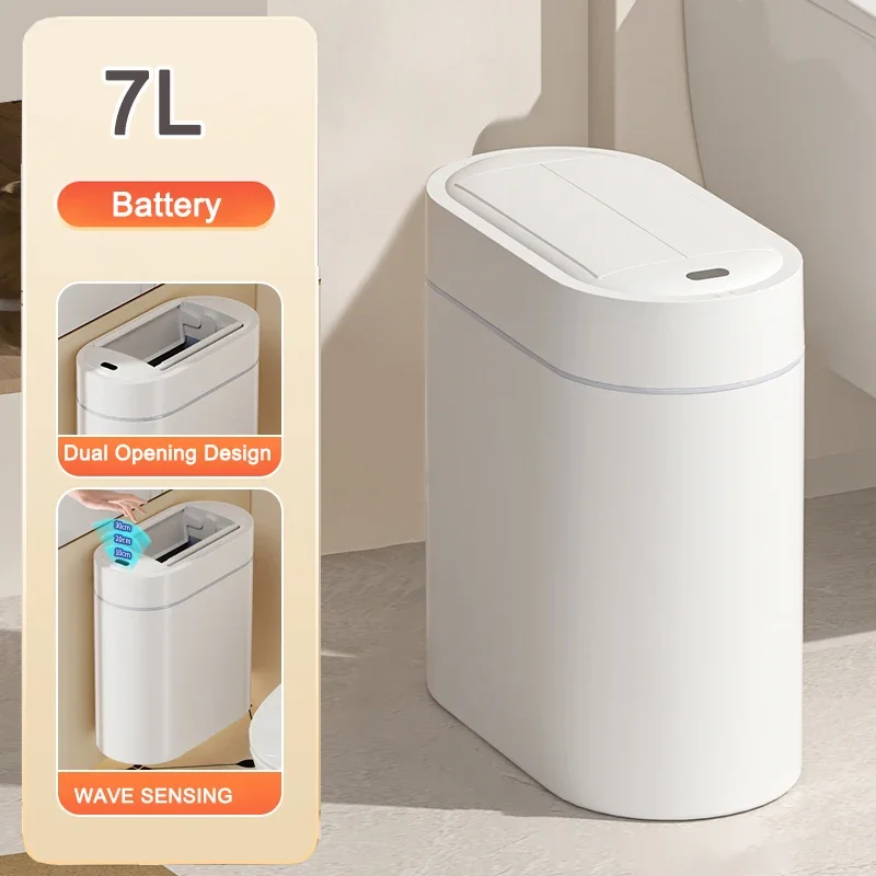 Smart Trash Can Wall Mount Automatic Narrow Bin 2025 - Image 12