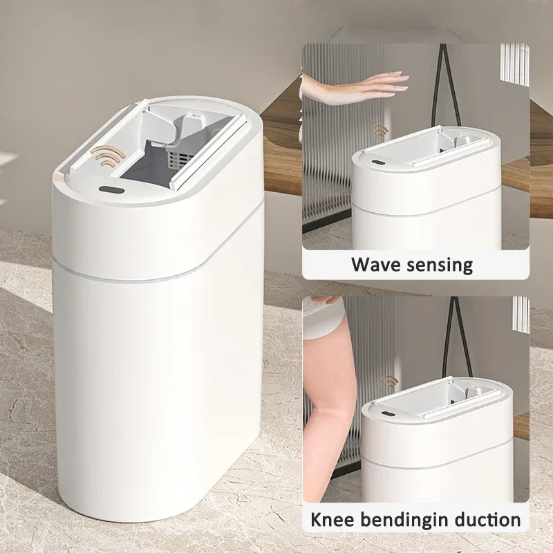 Smart Trash Can Wall Mount Automatic Narrow Bin 2025 - Image 9
