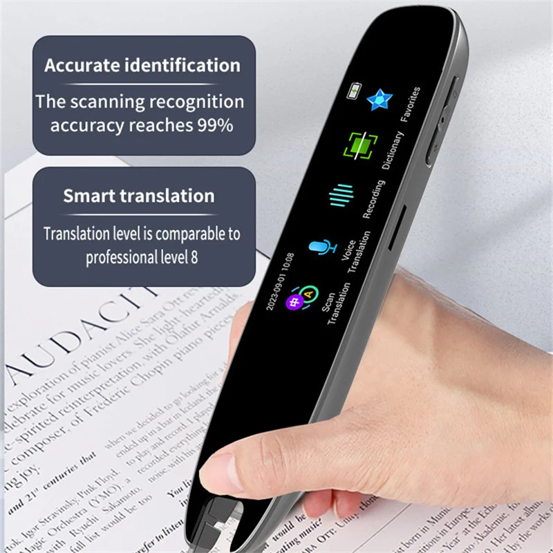Multifunctional Smart Voice Translator Pen A26 - Real-Time Language Dictionary for Travel - Image 3