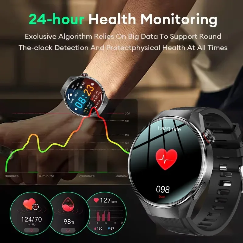 Smartwatch 1.75 Inch AMOLED Display GPS Tracking Bluetooth Calling Health Monitoring IP68 Waterproof Fall 2025 Gift - Image 7