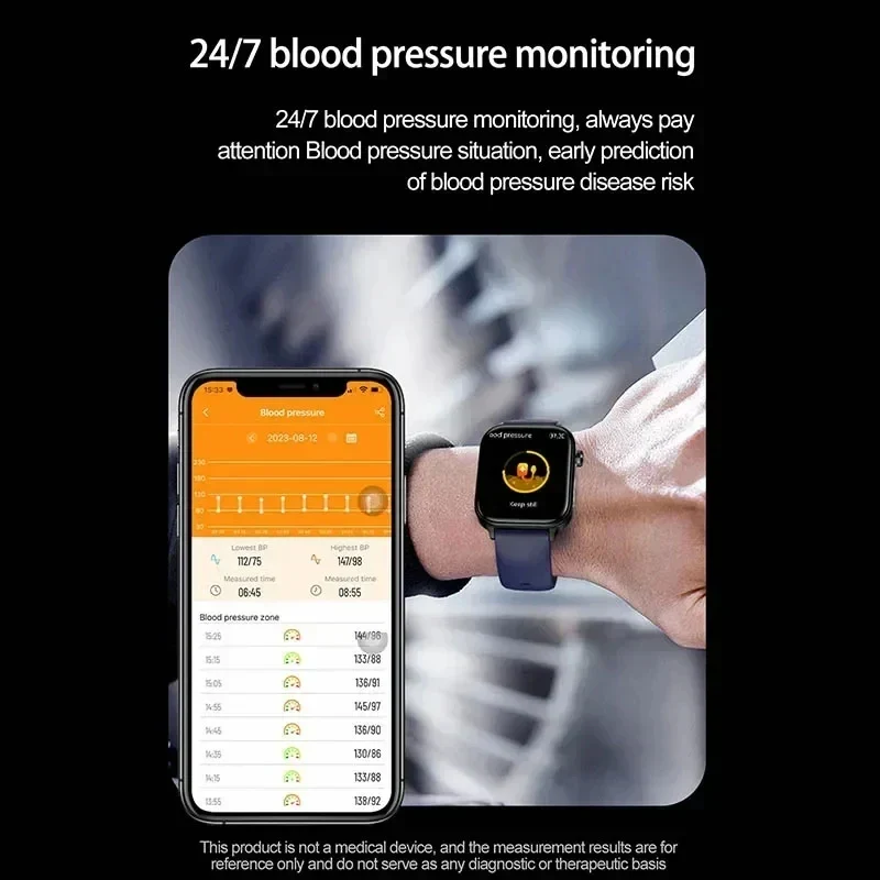 Smartwatch Health Tracker With Blood Lipid Uric Acid Monitoring Menstrual Health AI Voice Assistant Spring 2026 - Image 4