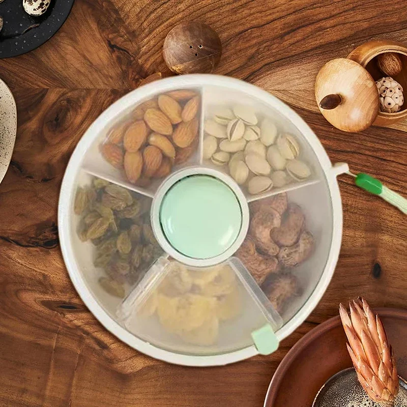 Snack Container Rotating Moisture Proof Organizer Spinner Back To School 2025 Portable Freshness - Image 5